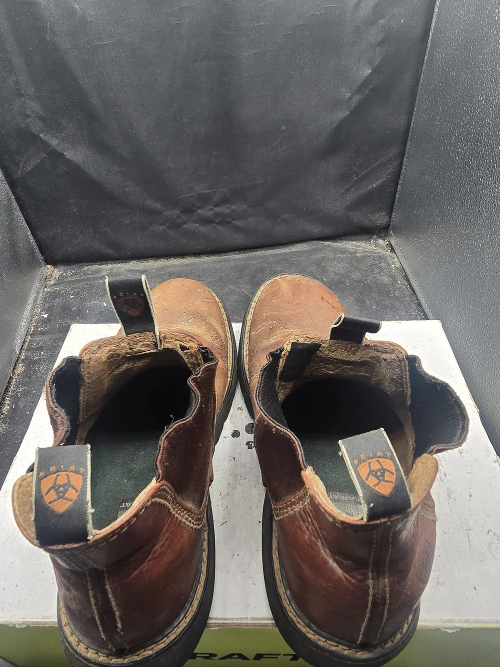 Ariat Brown Leather Chukka Boots